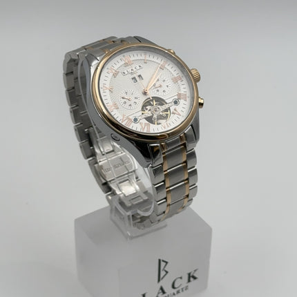 BLACK ROYALE TOURBILLON FLYWHEEL AUTOMATIC SILVER - ROSE GOLD