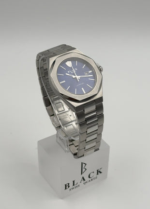 BLACK ROYALE SAPPHIRE - 5-BAR - JAPAN MOVT - BLUE