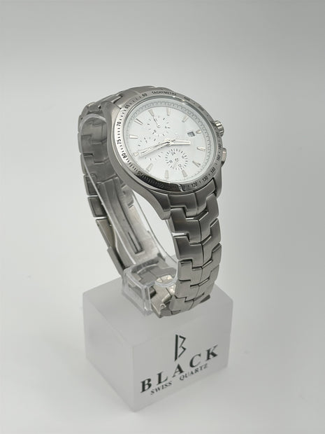 BLACK ROYALE TACHYMETRE AUTOMATIC - WHITE