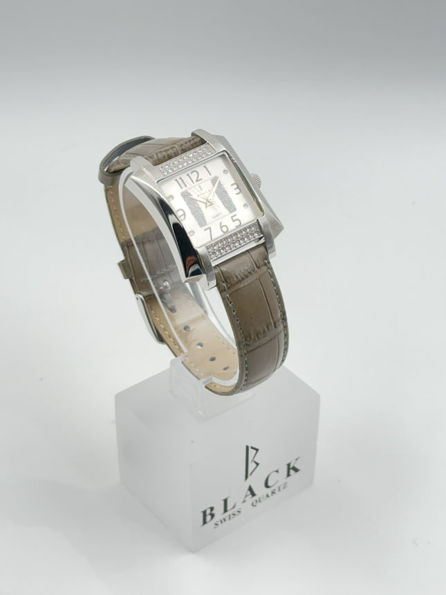 BLACK ROYALE SWISS MOVEMENT - GENUINE LEATHER - GREY