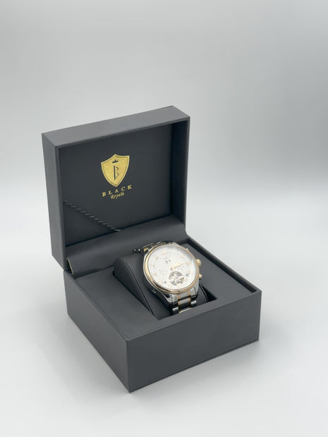 BLACK ROYALE TOURBILLON FLYWHEEL AUTOMATIC SILVER - ROSE GOLD