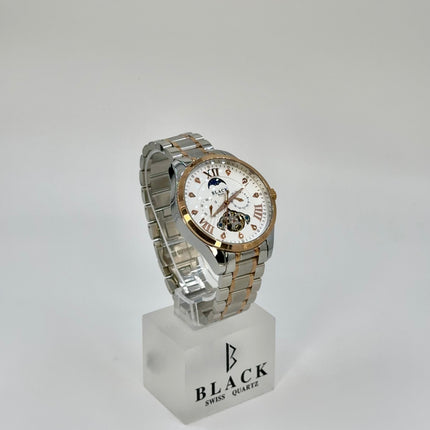 BLACK ROYALE TOURBILLON FLYWHEEL MOON PHASE ROMAN AUTOMATIC