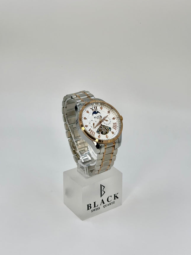 BLACK ROYALE TOURBILLON FLYWHEEL MOON PHASE ROMAN AUTOMATIC
