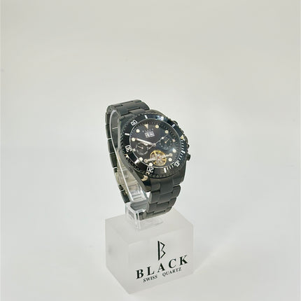 BLACK ROYAL FLYWHEEL DATE AUTOMATIC - IONIC BLACK GLOW