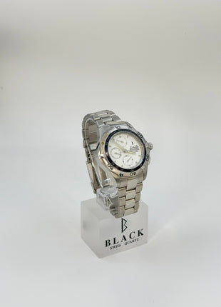 BLACK ROYALE CHRONOGRAPH AUTOMATIC - SILVER - WHITE DIAL