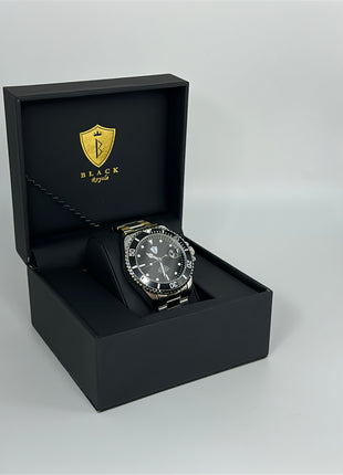 BLACK ROYALE CHRONOMETER AUTOMATIC - SILVER BLACK