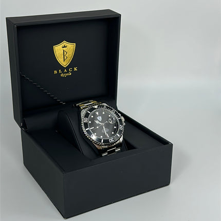 BLACK ROYALE CHRONOMETER AUTOMATIC - SILVER BLACK