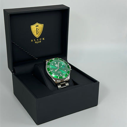 BLACK ROYALE CHRONOMETER AUTOMATIC - GREEN