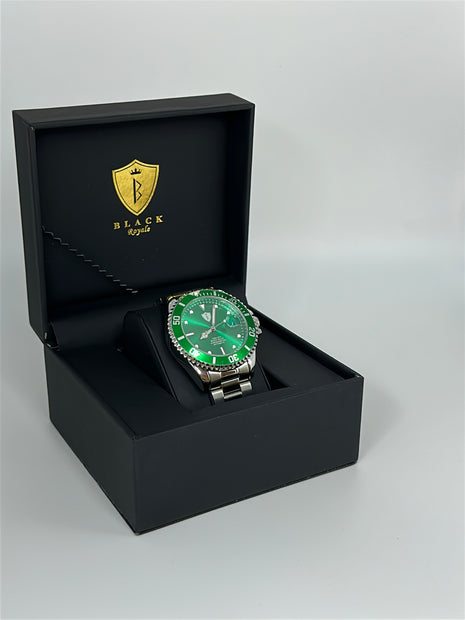 BLACK ROYALE CHRONOMETER AUTOMATIC - GREEN