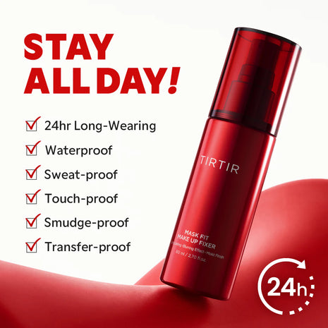 TIRTIR Mask Fit Make-up Fixer, 24H Long Lasting Makeup 2.7 Fl Oz