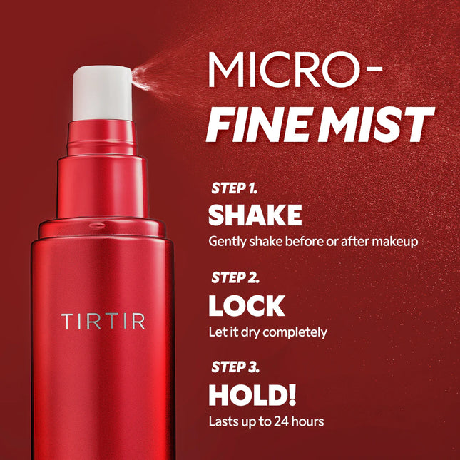 TIRTIR Mask Fit Make-up Fixer, 24H Long Lasting Makeup Finishing Setting Spray, Lightweight and Non-greasy, 2.7 Fl Oz