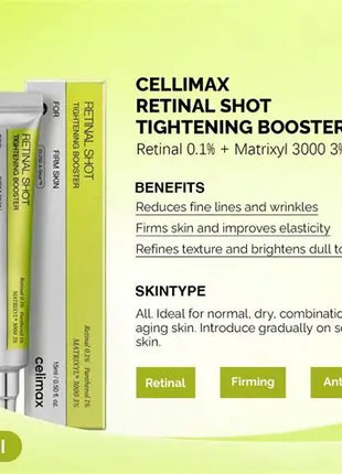 Celimax Retinol Shot Tightening Booster and Serum 30ml