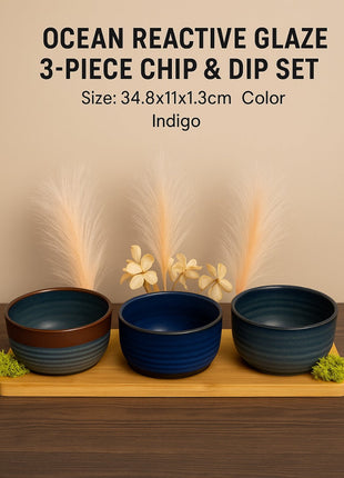 OCEAN REACTIVE GLAZE 3-PIECE