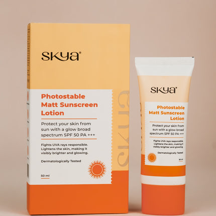 SKYA PHOTOSTABLE MATT SUNSCREEN LOTION (50ml)