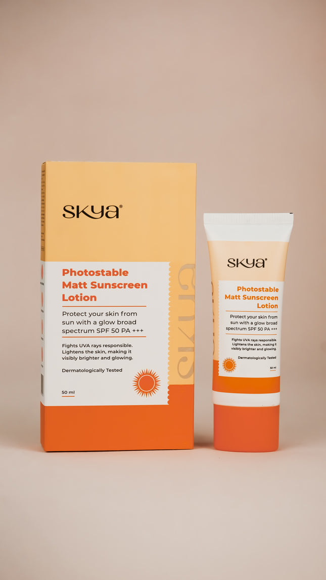 SKYA PHOTOSTABLE MATT SUNSCREEN LOTION (50ml)