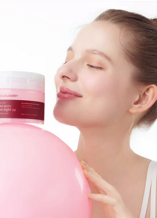 EQQUALBERRY Collagen Pore-Tight Up Gel Toner Pads (Gel Tonner 60 Pads)