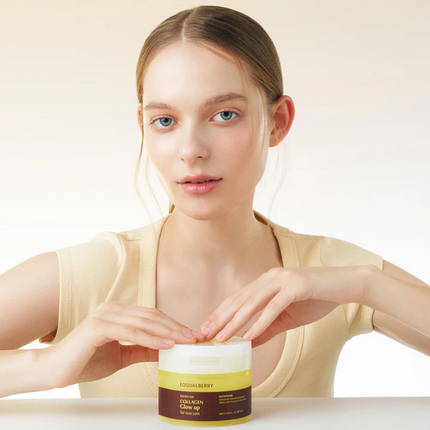 EQQUALBERRY COLLAGEN GLOW UP GEL TONER PADS