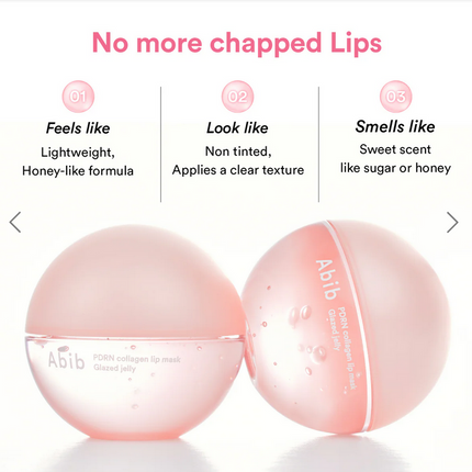 ABIB PDRN COLLAGEN LIP MASK GLAZED JELLY 0.38oz. / 11g