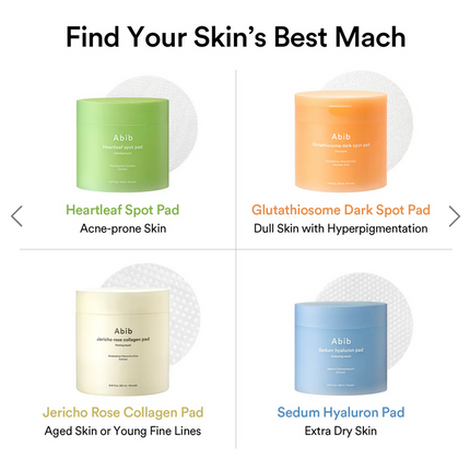 ABIB HEARTLEAF SPOT PAD CALMING TOUCH 150ml / 5.07 fl.oz (80 PADS)