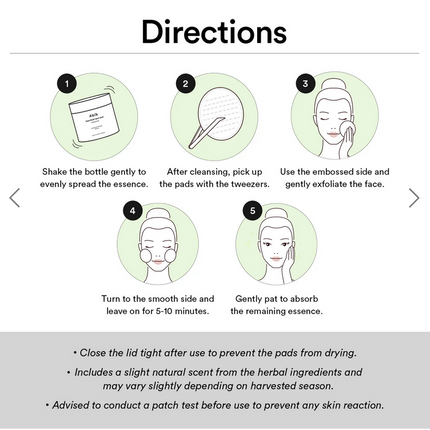 ABIB HEARTLEAF SPOT PAD CALMING TOUCH 150ml / 5.07 fl.oz (80 PADS)