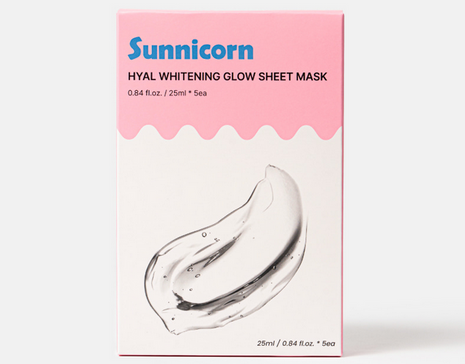 SUNNICORN Hyal Whitening Glow Sheet Mask