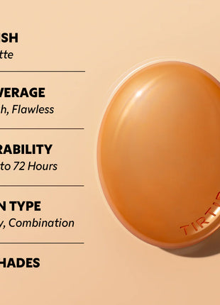 TIRTIR Mask Fit AI Filter Cushion Mini 23N in Sand - TIRTIR Waterism Glow Tint Peach - SANG-UL AII-IN-ONE FACE DRY CLEANSING PAD
