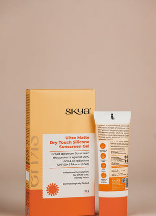 SKYA Ultra Matte Dry Touch Silicone Sunscreen Gel (50gm)