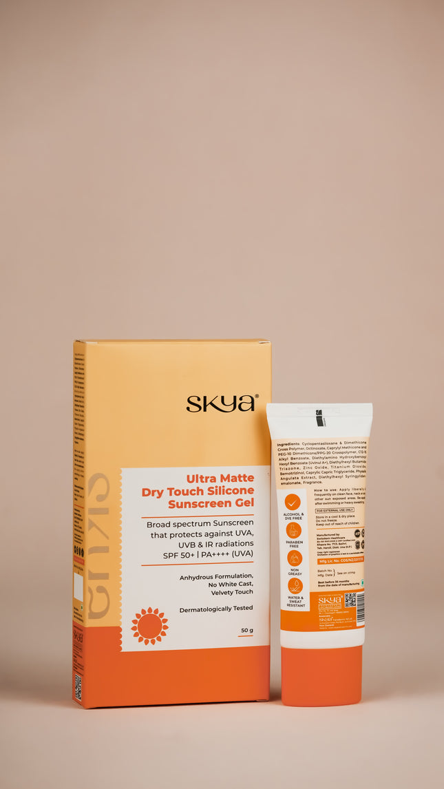 SKYA ULTRA MATTE DRY TOUCH SILICONE SUNSCREEN GEL (50gm)