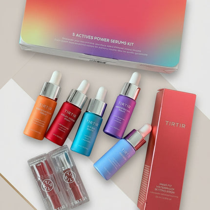 TIR TIR AMAZING OFFER 5 ACTIVES POWER SERUM | SETTING SPRAY | 02 LIP GLOW TINT | ALL IN ONE