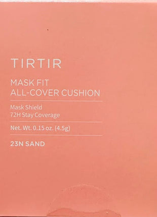 Mask Fit All-Cover Cushion Mini Sand - TIRTIR Waterism Glow Tint Peach - SANG-UL AII-IN-ONE FACE DRY CLEANSING PAD