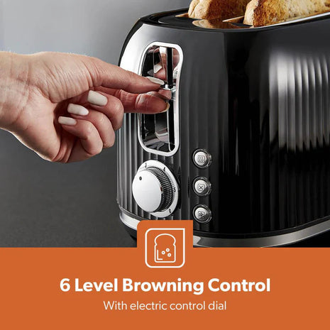 Fluted Bread Toaster – 2 Slice - 6 Browning Levels