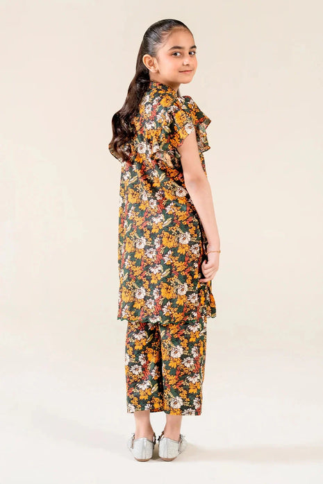 Kid 2-Piece Stitched Printed Lawn Shirt & Trouser | RTW-KKST-26006 Printed KHAS STORES 
