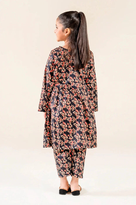 Kid 2-Piece Stitched Printed Lawn Shirt & Trouser | RTW-KKST-26007 Printed KHAS STORES 