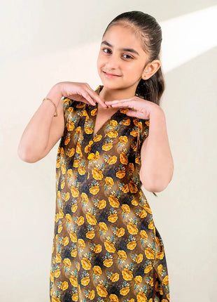 Kid 2-Piece Stitched Printed Lawn Shirt & Trouser | RTW-KKST-26010 Printed KHAS STORES 