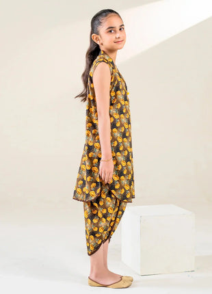 Kid 2-Piece Stitched Printed Lawn Shirt & Trouser | RTW-KKST-26010 Printed KHAS STORES 