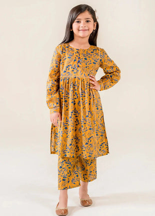 Kid 2-Piece Stitched Printed Lawn Shirt & Trouser | RTW-KKST-26017 Printed KHAS STORES 