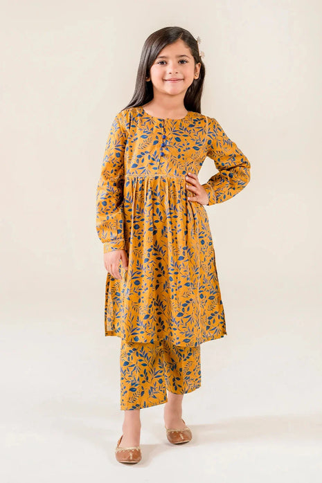 Kid 2-Piece Stitched Printed Lawn Shirt & Trouser | RTW-KKST-26017 Printed KHAS STORES 