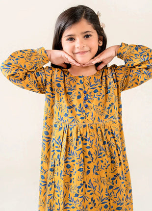 Kid 2-Piece Stitched Printed Lawn Shirt & Trouser | RTW-KKST-26017 Printed KHAS STORES 