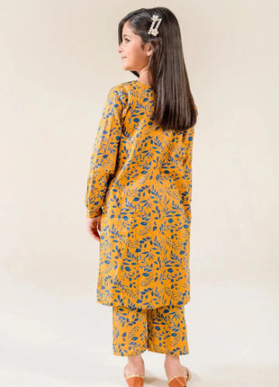 Kid 2-Piece Stitched Printed Lawn Shirt & Trouser | RTW-KKST-26017 Printed KHAS STORES 