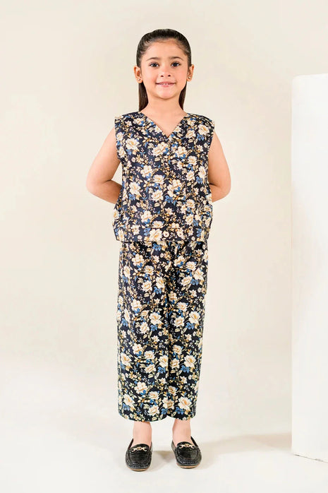 Kid 2-Piece Stitched Printed Lawn Shirt & Trouser | RTW-KKST-26018 Printed KHAS STORES 