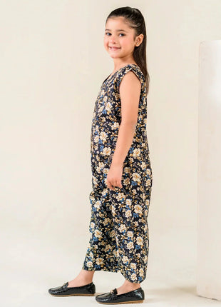 Kid 2-Piece Stitched Printed Lawn Shirt & Trouser | RTW-KKST-26018 Printed KHAS STORES 