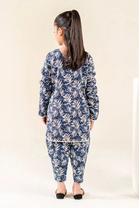 Kid 2-Piece Stitched Printed Lawn Shirt & Trouser | RTW-KKST-26020 Printed KHAS STORES 