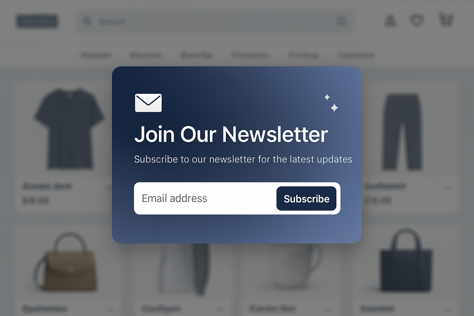 newsletter popup